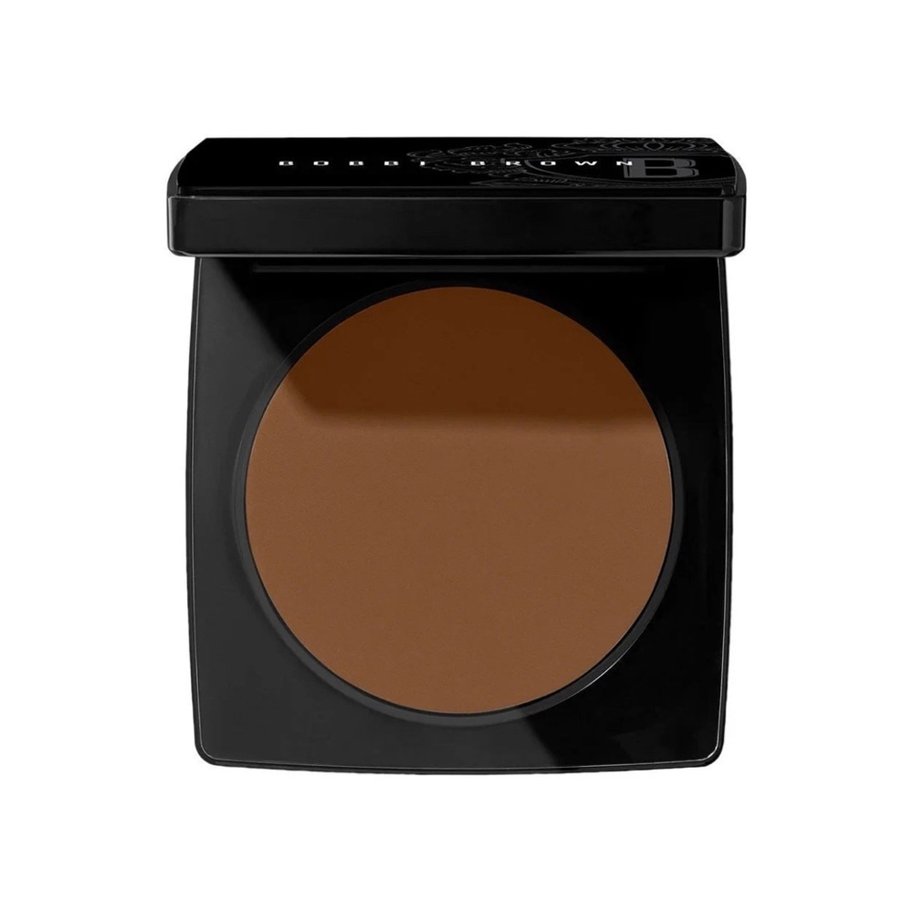 NIB BOBBI BROWN Sheer Finish Pressed Powder Compact WARM CHESTNUT $55